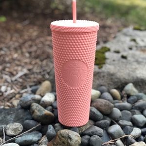 Studded matte pink Starbucks cup tumbler 2020